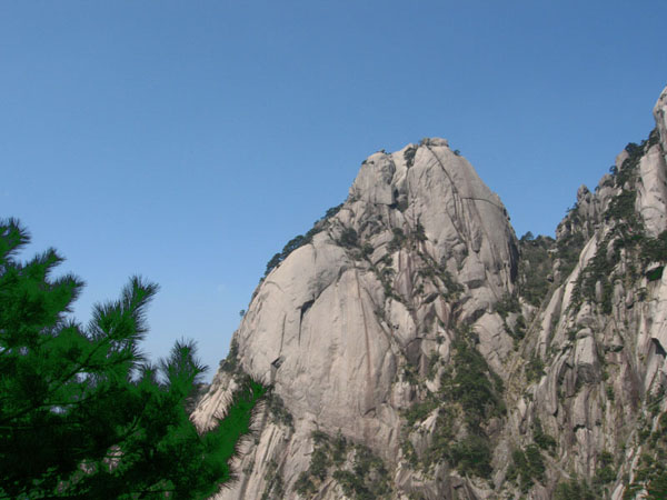 Yellow Mountain Peak Scene